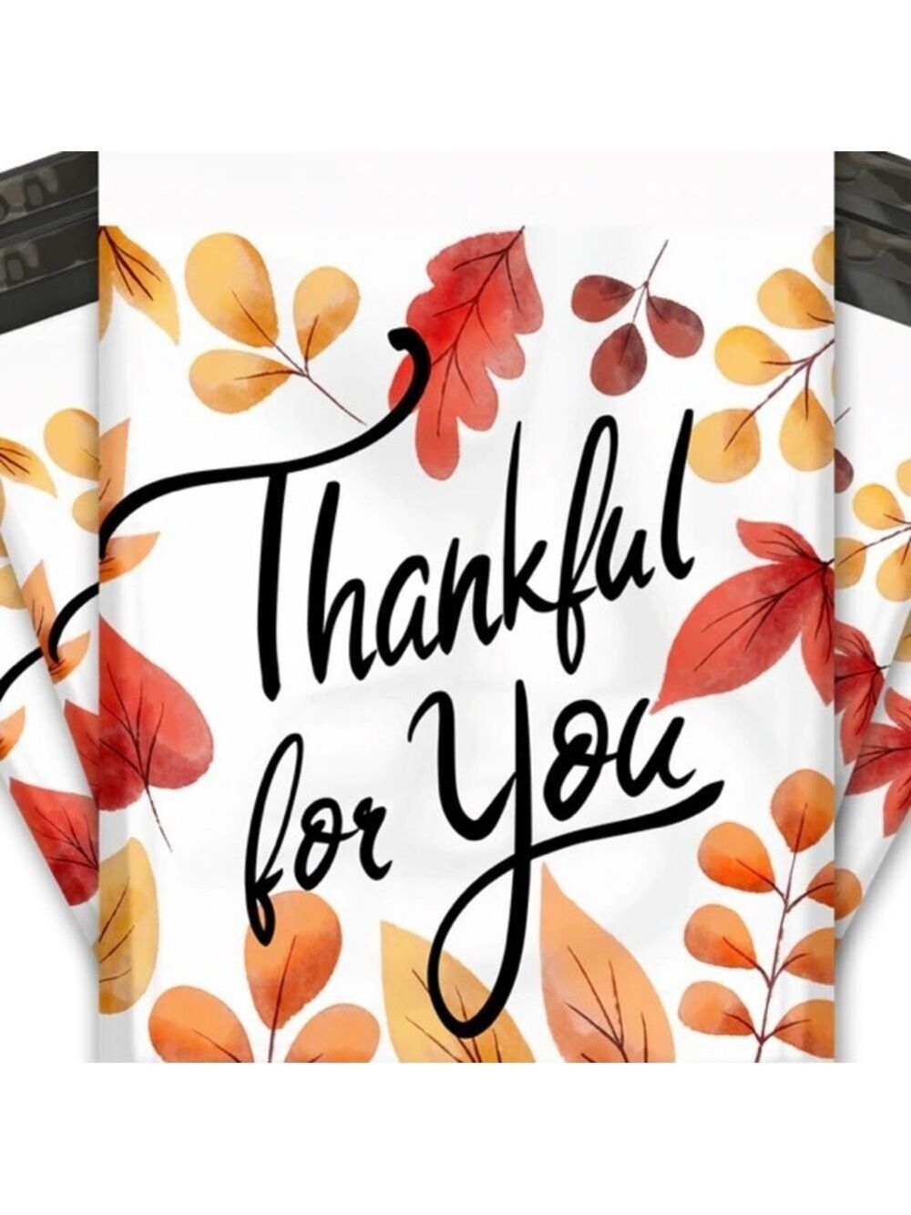 25 10X13 Poly Mailers Fall Leaf Thankful, Shipping Envelopes PRICE IS FIRM - Picture 10 of 10